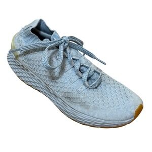 NOBULL Women Sneakers W8 Light Blue Mesh Training Shoes Knit Runner Gym Active